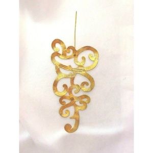 MASSIVE ABSTRACT BROOCH PIN SIGNED UC. UGO CORREANI GIANNI VERSACE HAUTE COUTURE